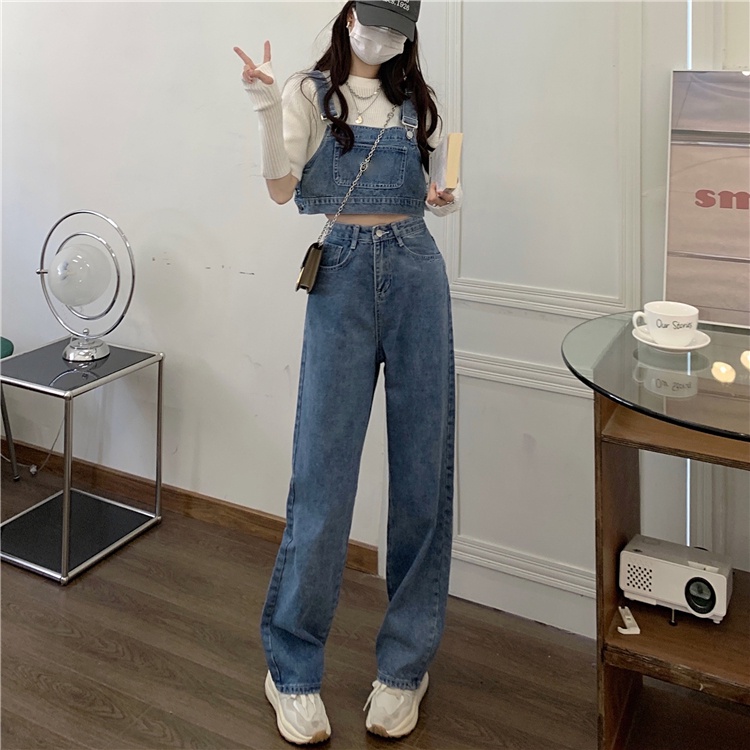 Jeans Set Wanita  (Atasan  + Pants)