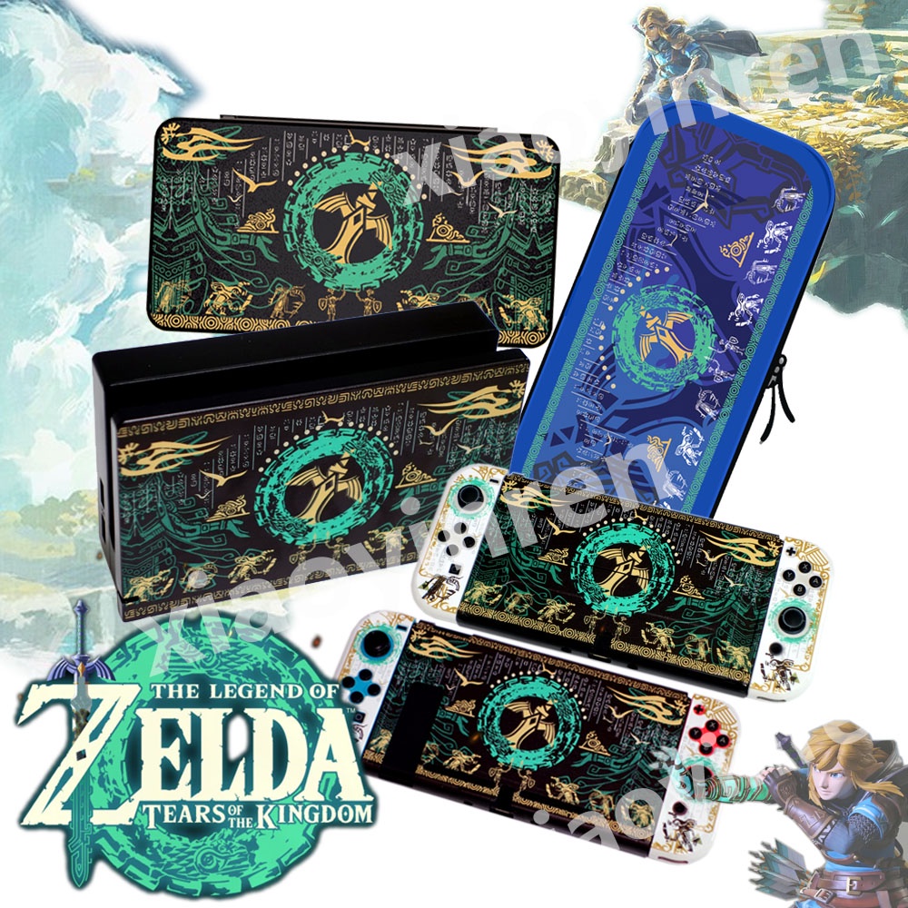 Switch Zelda Tears of Kingdom Nintendo Switch Oled Zelda Hard Case Untuk Switch Oled Dan V1 V2 Dan Lite Model Case Aksesoris