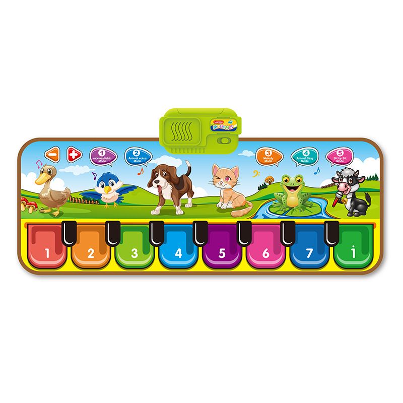 Mainan Anak PIANO MUSIC MAT Playmat Karpet Piano Musik Bayi Animal Mat