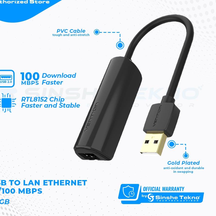 ➳ Vention USB to LAN Rj45 Ethernet Adapter High Speed For Mac  ❇