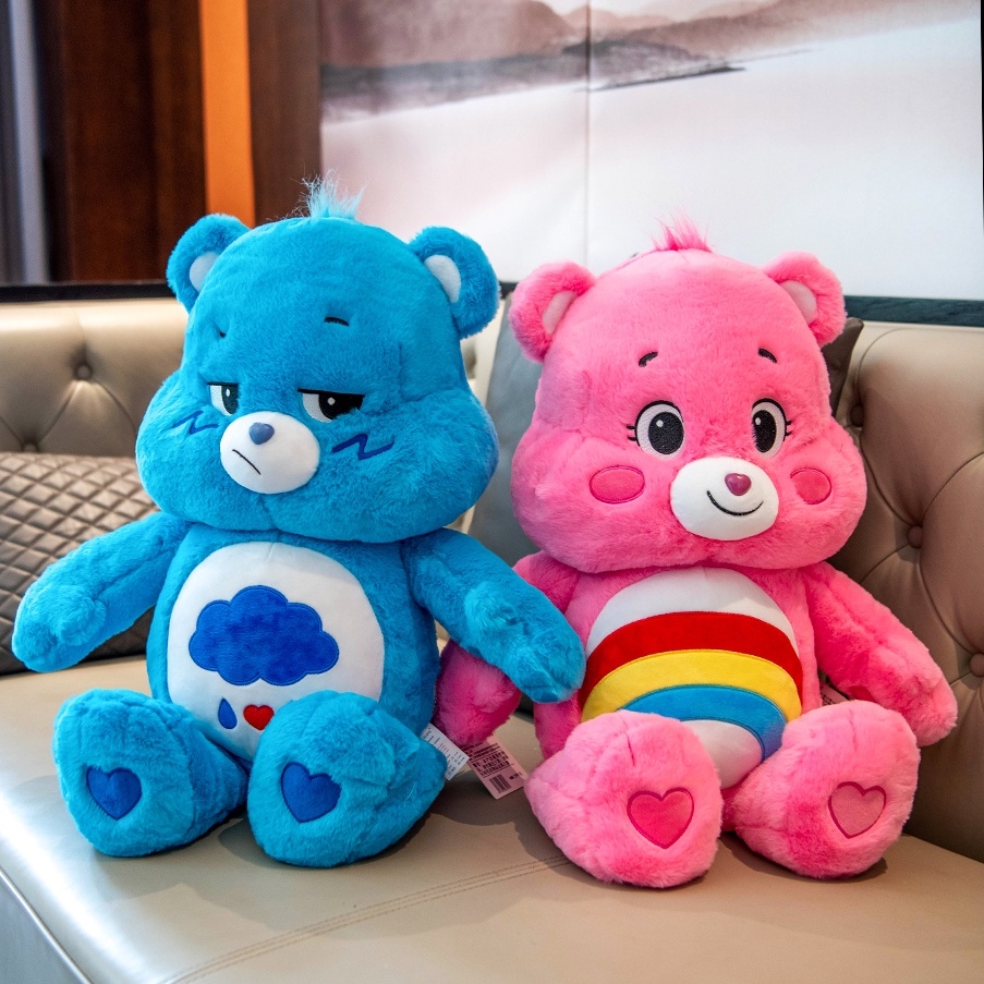 Care Bears Kartun Mainan Mewah Beruang Pelangi Boneka Lembut 3gaya Hadiah Ulang Tahun Anak Boneka Bantal Mewah