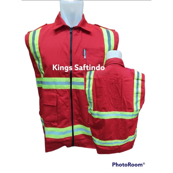 Rompi Safety Vest Proyek Kerah HSE-Rompi Safety Proyek Terbaru/rompi/safety vest