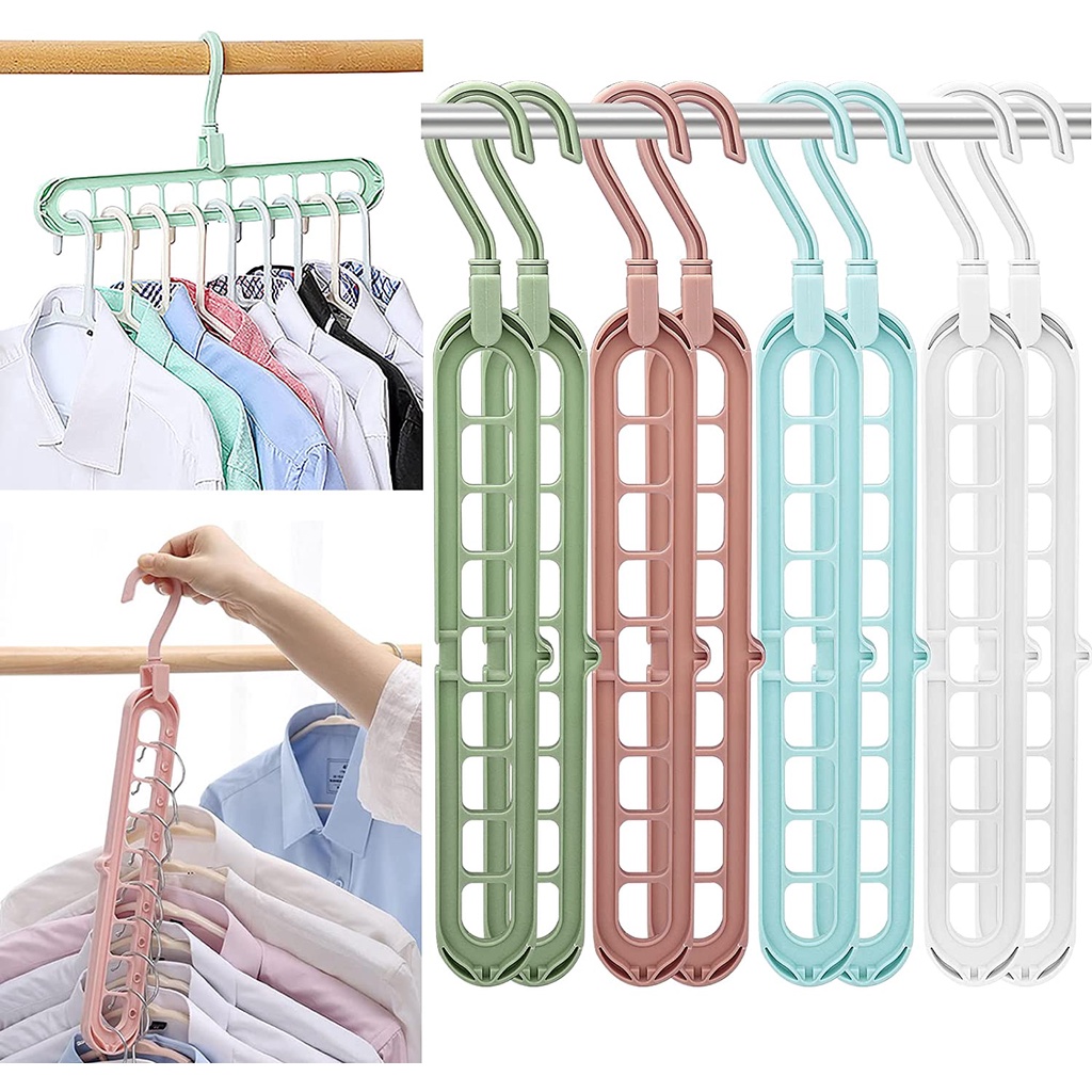 Magic HANGER 9 IN 1 / Organizer Gantungan Baju - LPM Shop