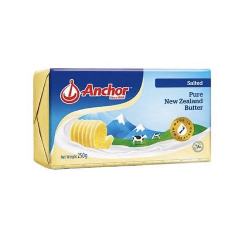 Anchor Pure New Zealand Butter Salted Dan Unsalted - Butter Mpasi