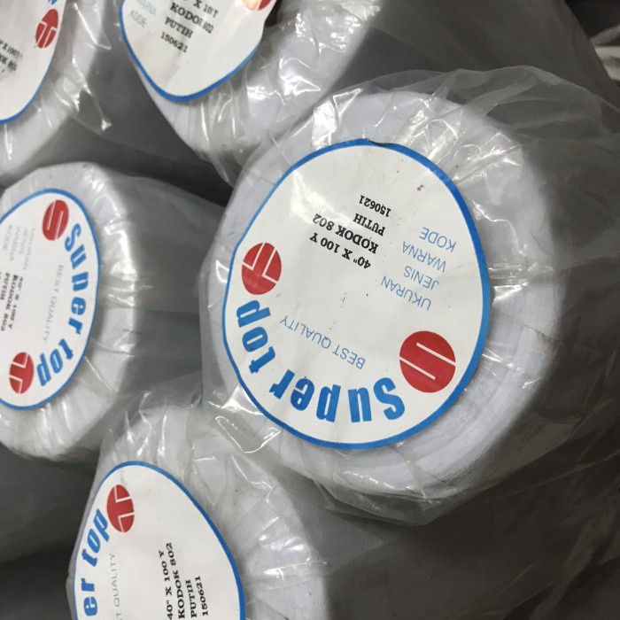 Vislin Fislin / Interlining / Kain Keras Kapas Telor Kodok Roll An Murah