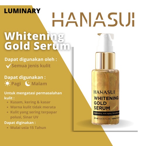 Hanasui Serum Hanasui Serum Gold Serum Vitamin C Serum Anti Acne Serum Pink Serum Biru Serum Collagen Serum Orange