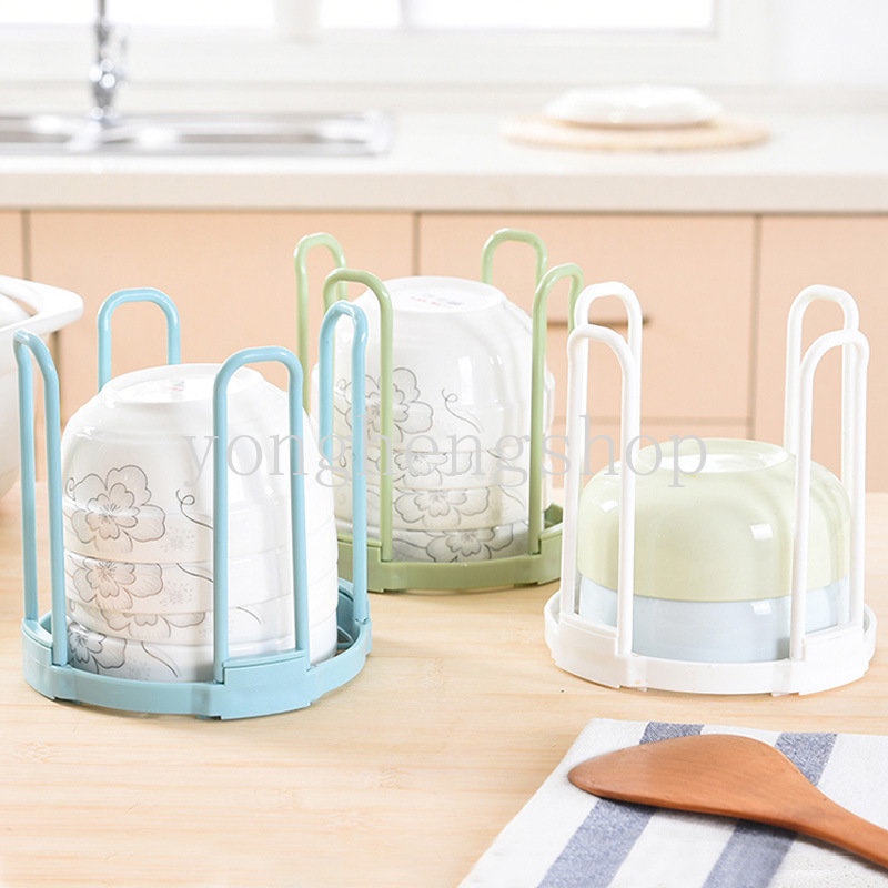 Rak Penyimpanan Piring / Gelas / Mangkok Bahan Plastik Dapat Ditarik Untuk Dapur