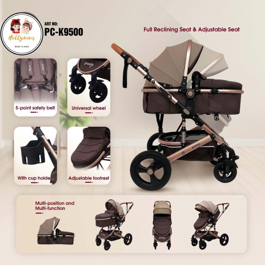 STROLLER BABY PACIFIC CONVERTIBLE PC-K9500