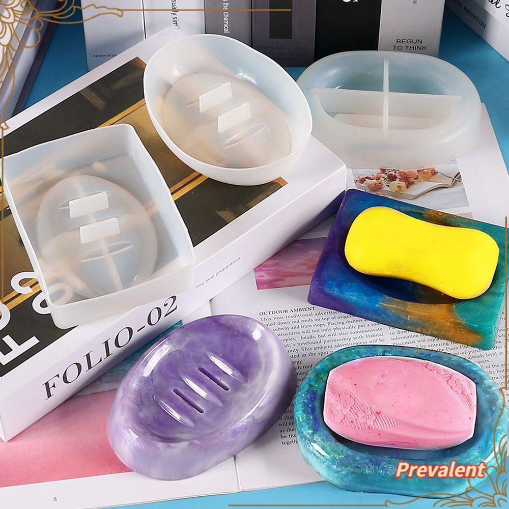 Preva Kotak Sabun Cetakan Resin DIY Kerajinan Kotak Penyimpanan Cetakan Pengecoran Kristal