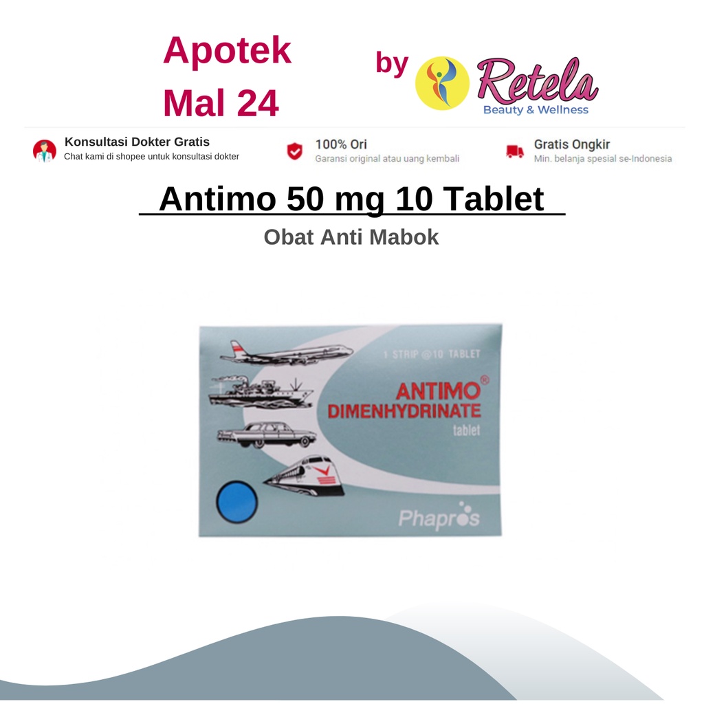 Antimo 50 mg 10 Tablet