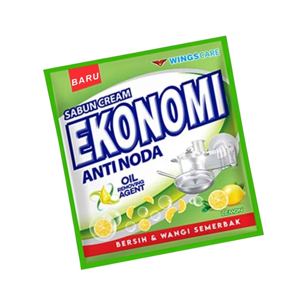 wings / sabun  colek / sabun ekonomi anti noda / Lemon / 380g