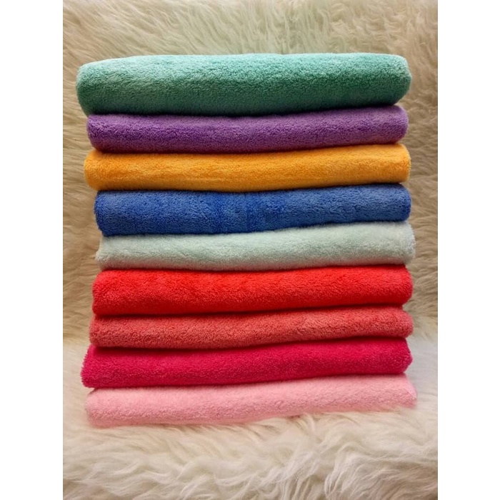 Handuk Microfiber Polos Ukuran 70 x 140 cm