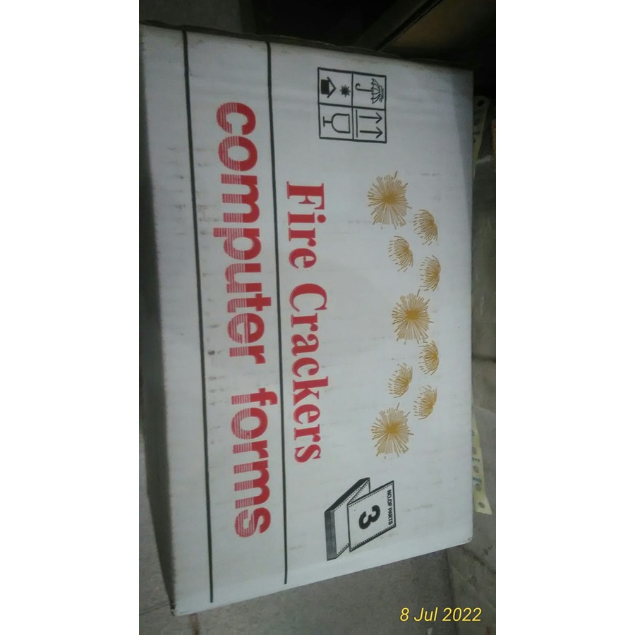 

Kertas Komputer FIRE CRACKERS 3 PLY 500 SETS 9 1/2 X 11