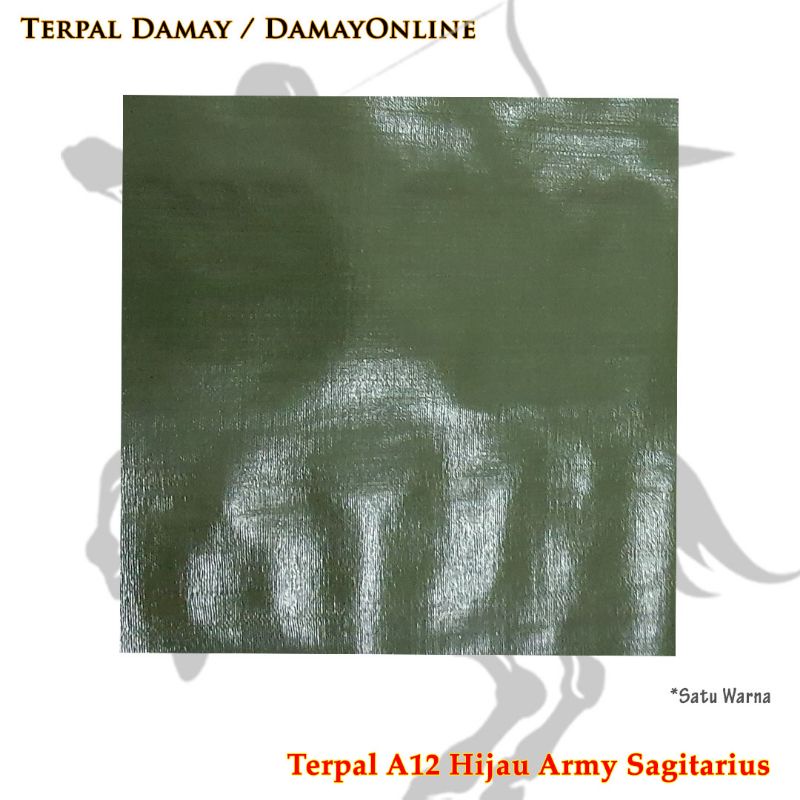 Terpal Rol A12 Hijau Army Korea Sagitarius ( Harga / Rol )