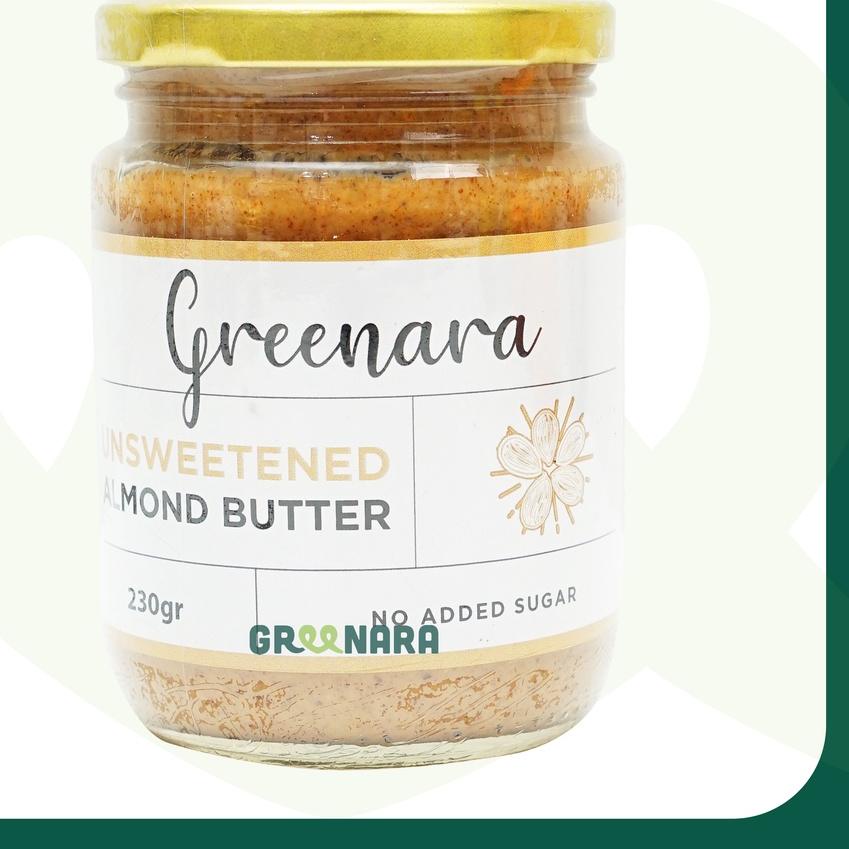 

☉ Greenara Homemade - Unsweetened Almond Butter / Selai Almond ❄