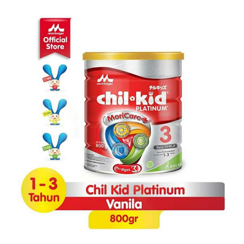 

Morinaga Chil Kid Platinum 800gram untuk 1-3 tahun