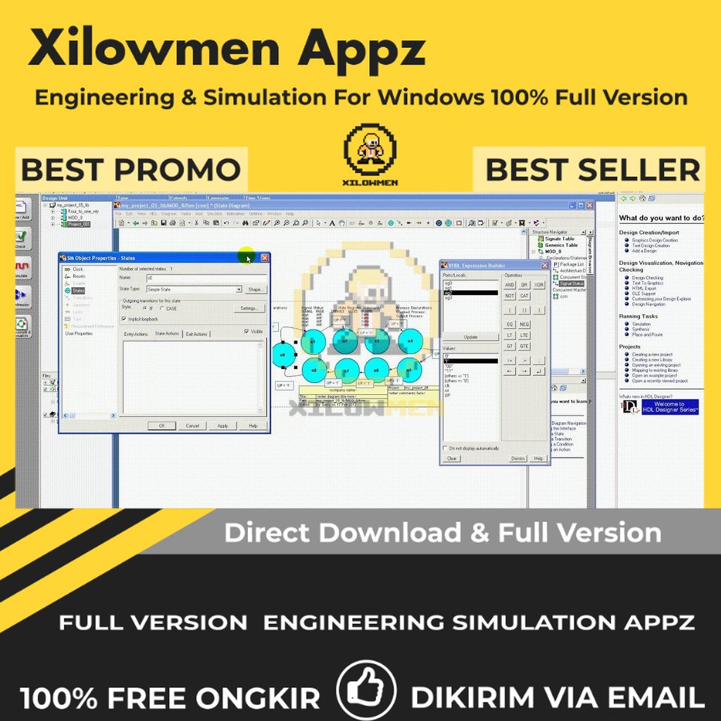 [Full Version] HDL Designer Series 20 Pro Engineering Software Lifetime Win OS