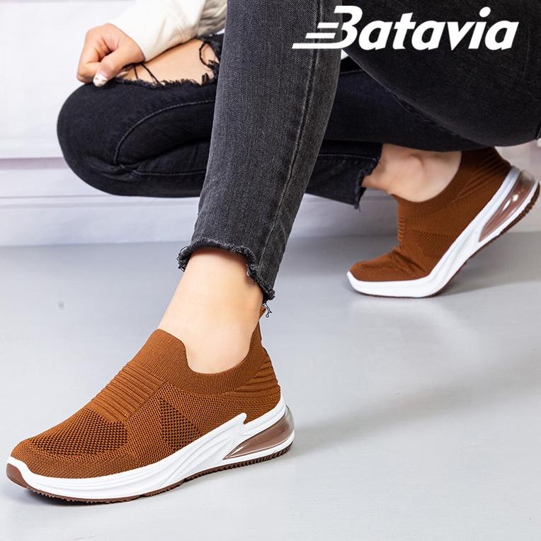 LANGSUNG KIRIM Batavia 2023 Soft bottom non-slip work shoes women's shoes fitness dancing casual run