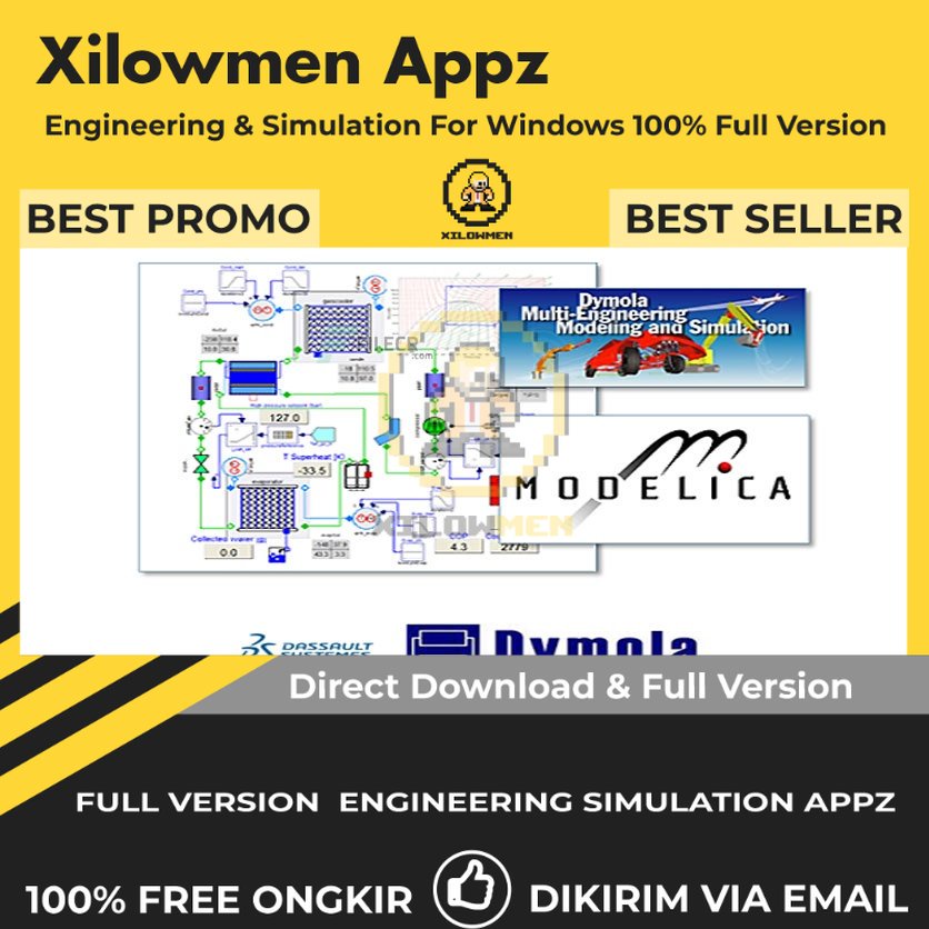 [Full Version] DS DYMOLA 2023X Pro Engineering Software Lifetime Win OS