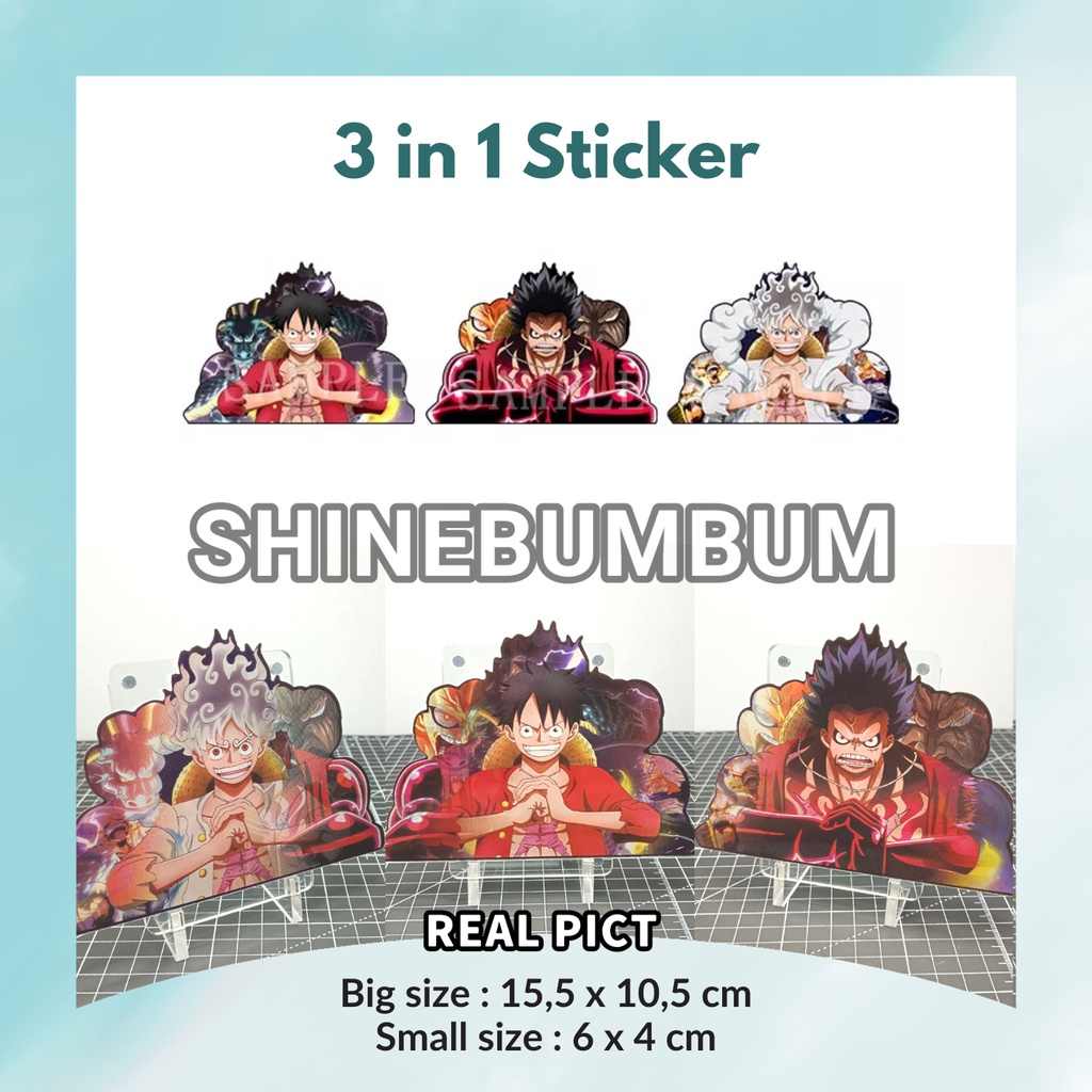 [PART 1] 3D Sticker Lenticular Anime One Piece PART 1