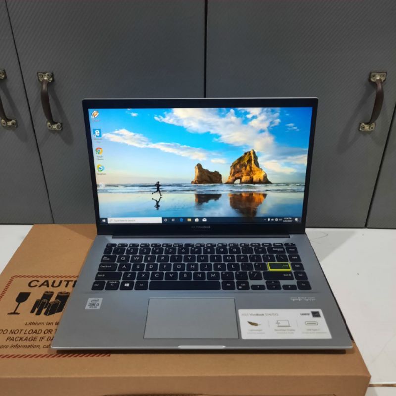 Laptop Asus Vivobook X413J Core i3-1005G1 Gen 10Th Dualpenyimpanan: 128Gb + 128Gb SSD UHD Graphics, 