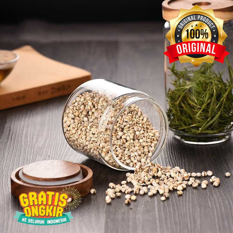 Toples Kaca Penyimpanan Makanan Glass Storage Jar - HC103