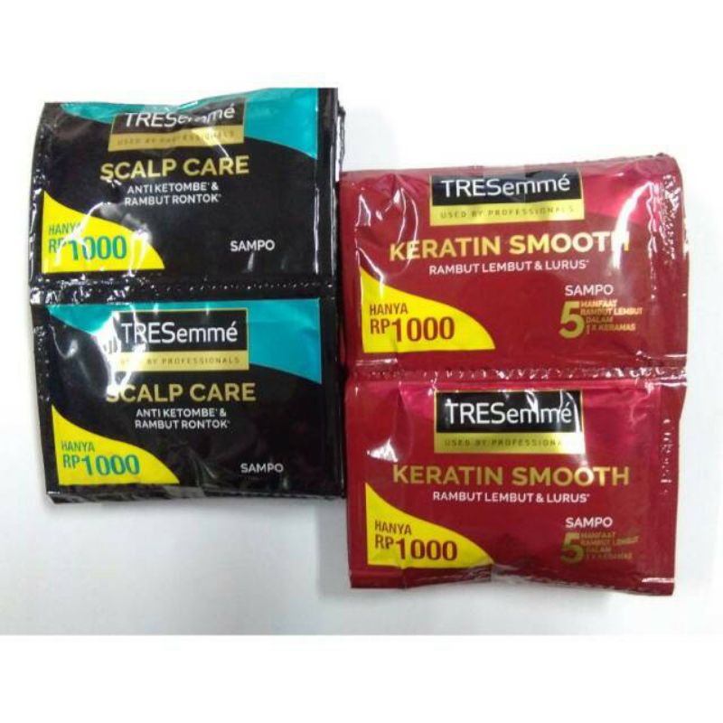 Shampo TRESemme Renceng isi 12 Sachet / Shampo TRESemme Isi 12 Sachet