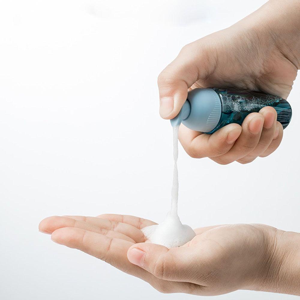 R-FLOWER Travel Split Bottle Alat Makeup Shower Gel Pump Dispenser Cairan Sabun