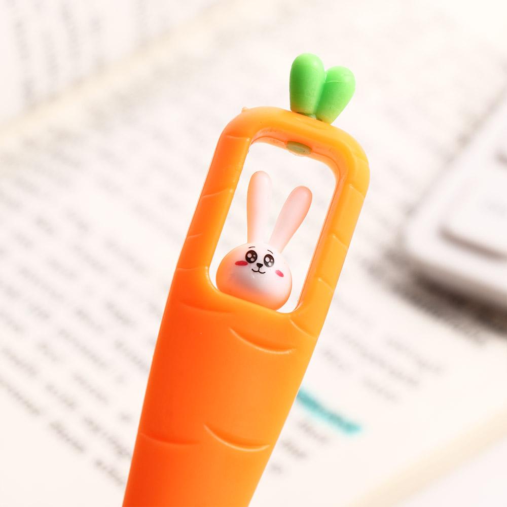 Lanfy Gel Pen Novel Kreatif Kantor Supply Silikon Kelinci Alat Tulis Menulis Tanda Tangan Pulpen