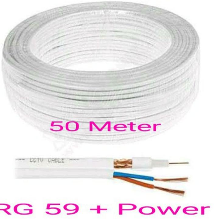 ✩ KABEL 50 METER UNTUK CCTV ▼
