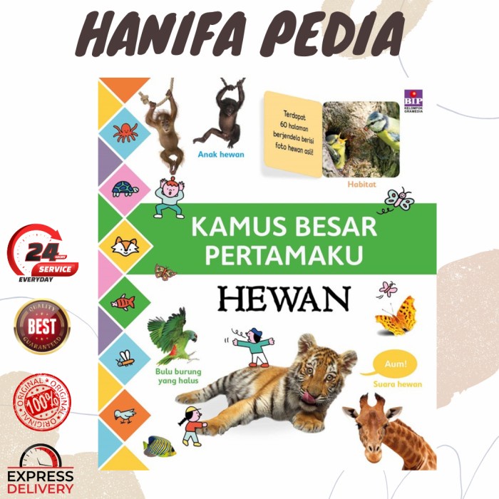 

Buku Seri Kamus Besar Pertamaku - Hewan ( Boardbook) Segel Original