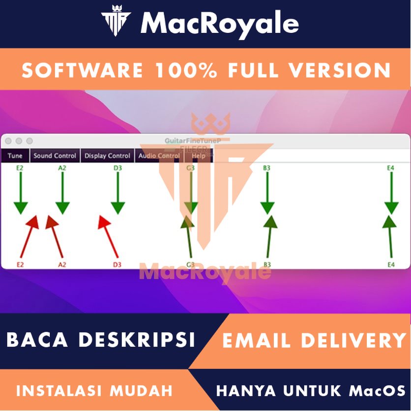 [MacOS] GuitarFineTune Full Version Lifetime Full Garansi