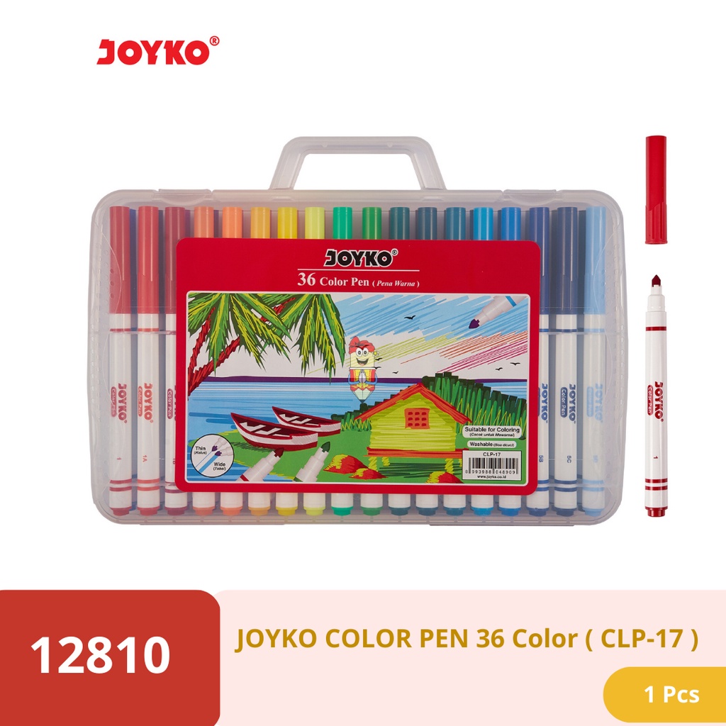 

Color Pen Joyko 36 Color ( Clp-17 )