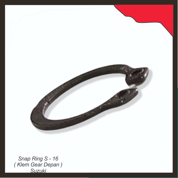 Snap Ring S - 16  ( Klem Gear Depan )  Suzuki