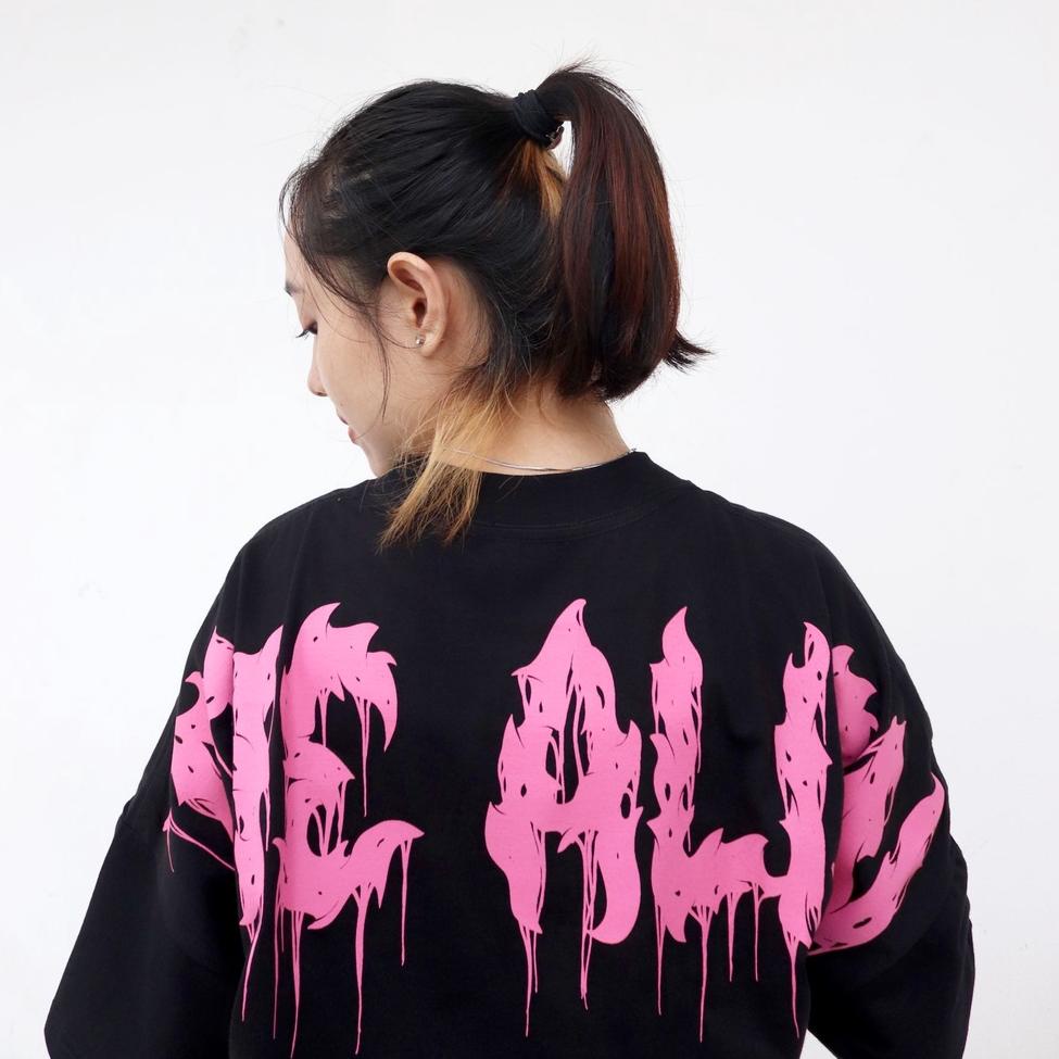 BOOMING HAEV T-shirt Oversize - The Alien T-shirt/kaos/pakaian