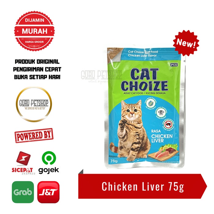 Cat Choize Pouch 75g Makanan Basah Kucing Wet Cat Food