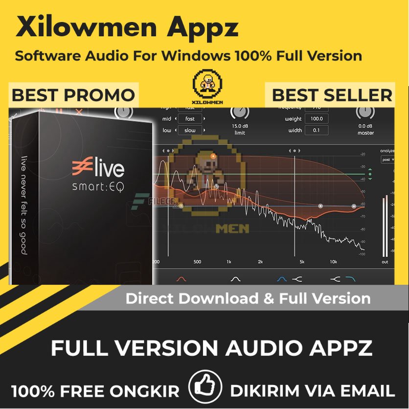 [Full Version] Sonible SmartEQ Live Pro Lifetime Audio Software WIN OS