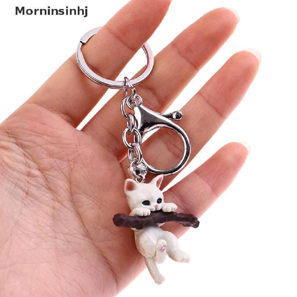 Mornin Gantungan Kunci Kucing Hewan Lucu Kucing Nakal Dengan Cabang Play Pendant Key Rings id