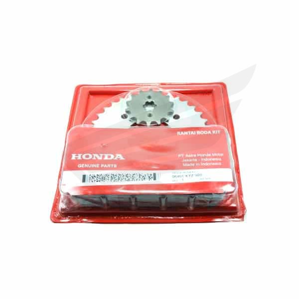 Ori AHM! kode 06401-KYZ-900 Gear Set Rantai Roda Supra X 125 Helm In
