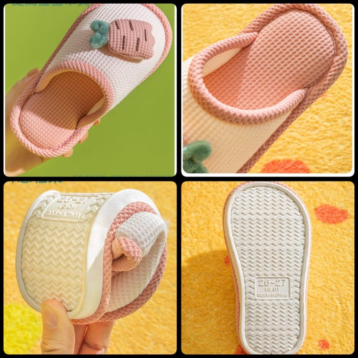 Sandal Anak Rumah Indoor / Sandal Couple Anak Unisex Lucu Empuk 6
