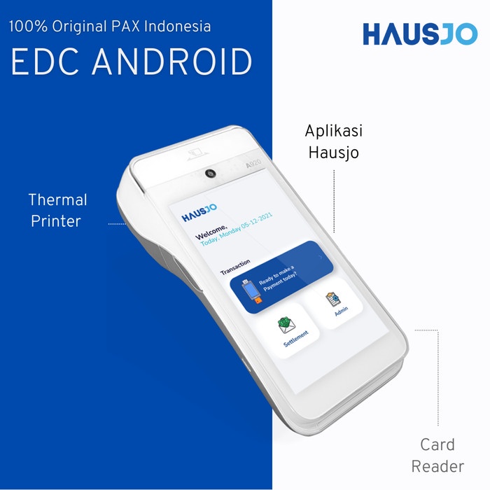 

[[JNT COD]] EDC Android Hausjo PAX A920 original