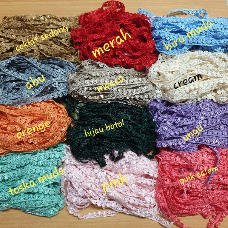 Renda Gyper MERICA /1 gulung/+-14 yard s/d +-15 yard