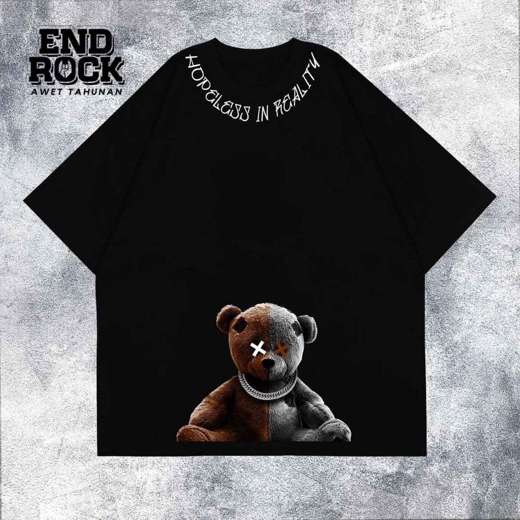 Kaos Oversize Original Endrock Tema XXX Bear