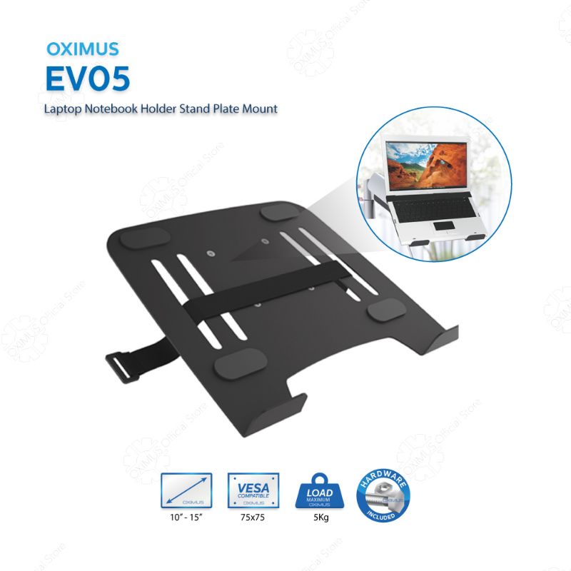 Bracket Laptop Notebook Holder Stand Plate Mount oximus ev02