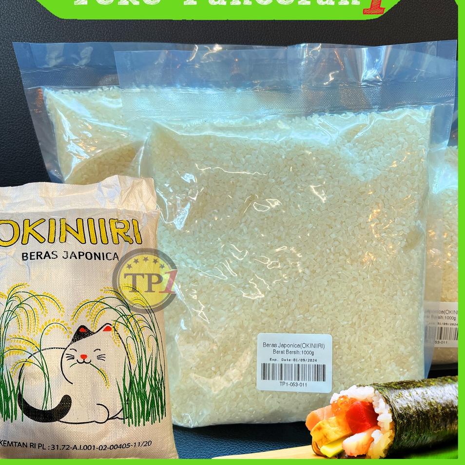 

Di⚡kon !! Beras Jepang Beras Sushi Japonica Okiniri Sushi Gimbap 1KG