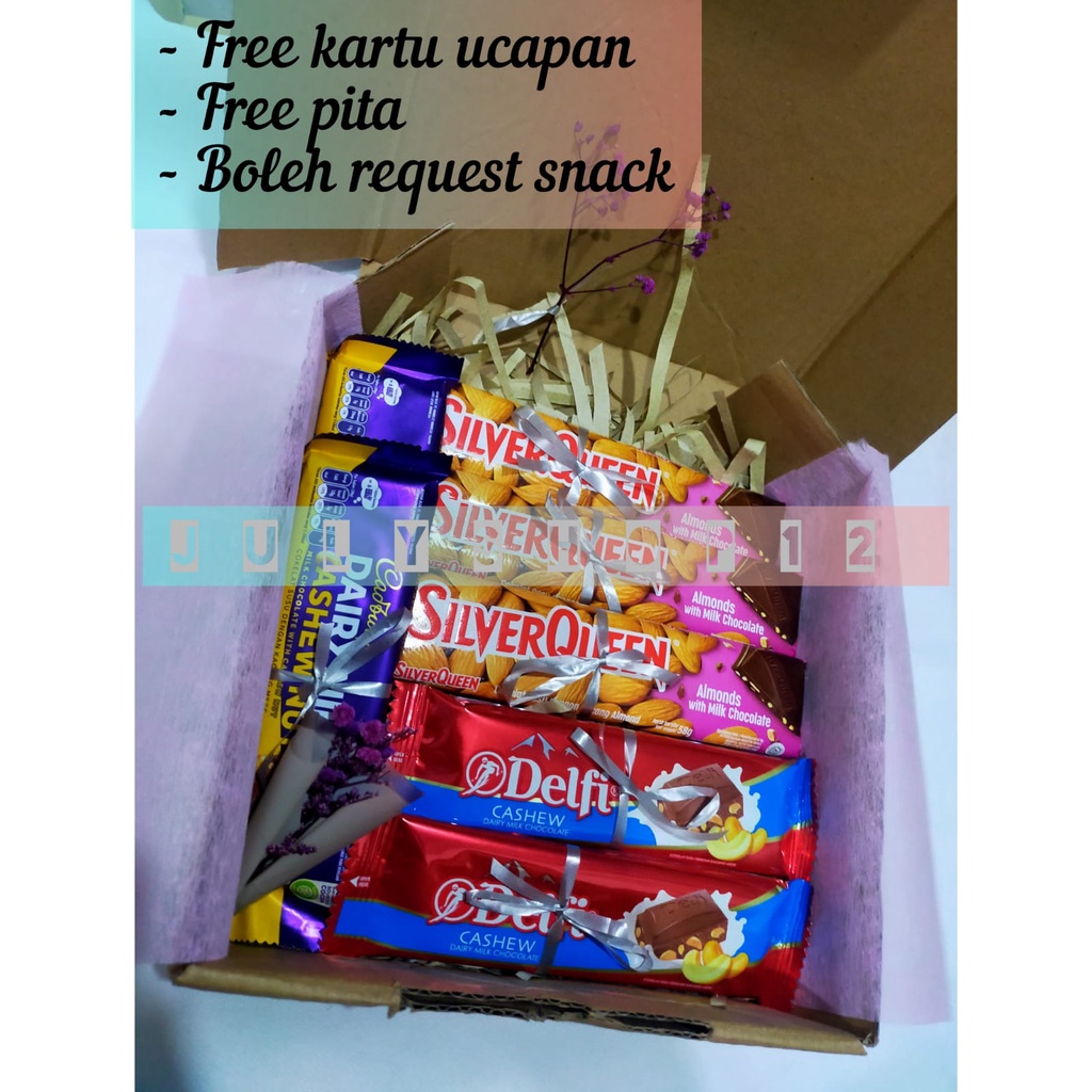 

HAMPERS/GIFT BOX WISUDA, ULANG TAHUN, ANNIVERSARY, VALENTINE DLL - CHOCOLATE EDITION - HAMPERS COKLAT