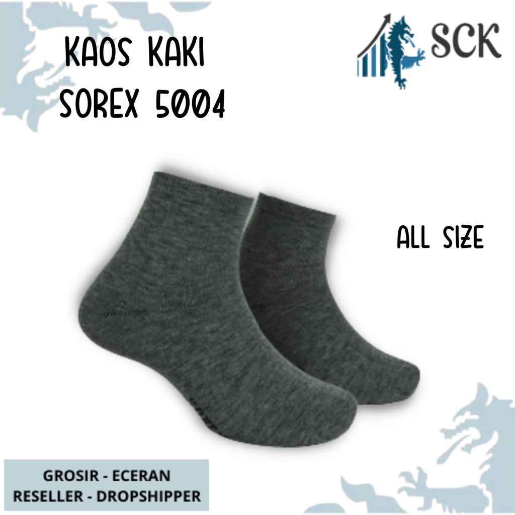 Kaos Kaki Pria SOREX 5004 / Kaos kaki Pria dewasa pendek premium quality Sport SOREX 5004 - sckmenwear GROSIR