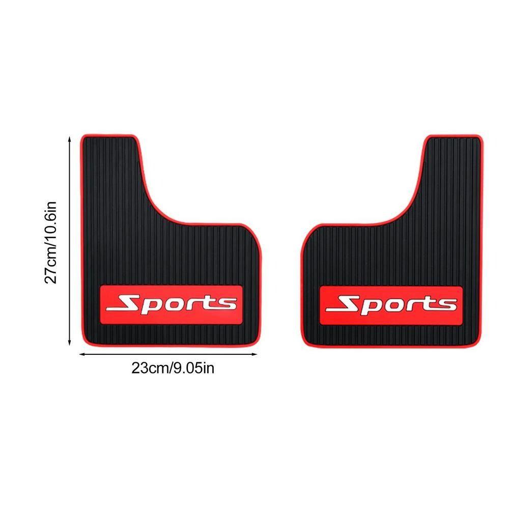 LANFY Flaps Lumpur Mobil Rally Armor Universal Fender Depan Belakang Set Ada Benturan Belakang Mud Guard Mudflaps