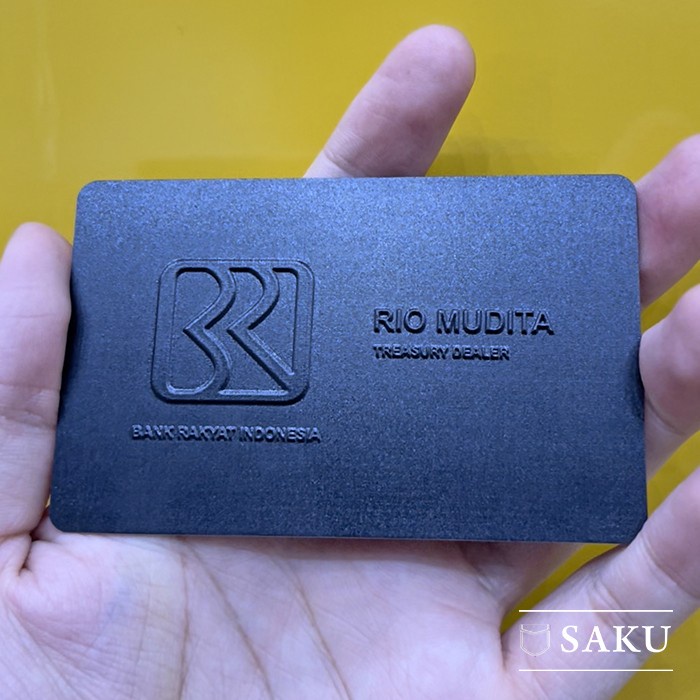 

[[JNT COD]] SAKU NFC Smart Business Card Kartu Nama Pintar Tanpa Aplikasi - EMBOSSED 1 SISI