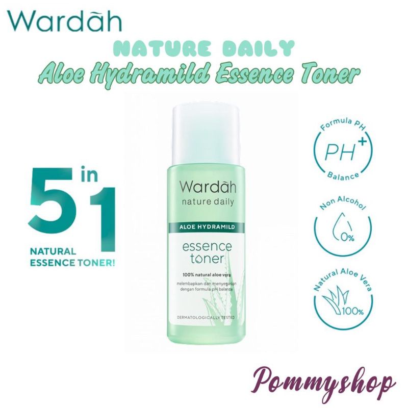 Wardah Nature Daily Aloe Hydramild Essence Toner 100ml